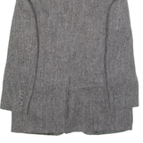 Mens Blazer Jacket Grey Wool M