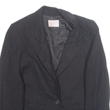 PENDLETON Petite Womens Blazer Jacket Black Wool S