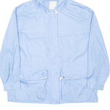 SANDRO Womens Coach Jacket Blue Hooded L