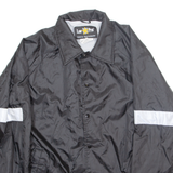 LAW PRO Womens Track Jacket Black Nylon XL