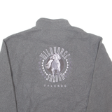 WILDHORSE SALOON Mens Fleece Jacket Grey USA 3XL