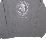 WILDHORSE SALOON Mens Fleece Jacket Grey USA 3XL