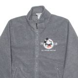 DISNEY All Around Nice Guy Womens Fleece Jacket Grey M