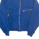 VITESSE Mens Fleece Jacket Blue L