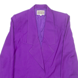 HERITAGE HOUSE Womens Blazer Jacket Blue S