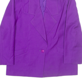 HERITAGE HOUSE Womens Blazer Jacket Blue S