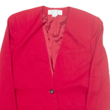 RENA ROWAN Womens Blazer Jacket Red M