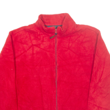 WOOLRICH Womens Fleece Jacket Red XL