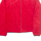 WOOLRICH Womens Fleece Jacket Red XL
