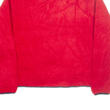 WOOLRICH Womens Fleece Jacket Red XL