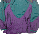 Womens Track Jacket Purple Crazy Pattern L
