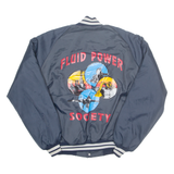 BUTWIN Mens Varsity Jacket Blue L