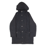 CARHARTT WIP Tropper Womens Parka Coat Black Hooded S