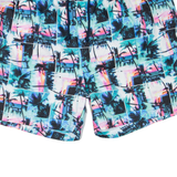 ORIGINAL PENGUIN Mesh Lined Mens Swimming Shorts Blue Crazy Pattern 2XL W44