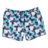 ORIGINAL PENGUIN Mesh Lined Mens Swimming Shorts Blue Crazy Pattern 2XL W44