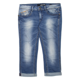 Womens Denim Shorts Blue M W32