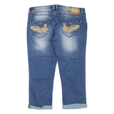 Womens Denim Shorts Blue M W32