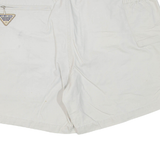 COLUMBIA Fishing Womens Cargo Shorts White L W36