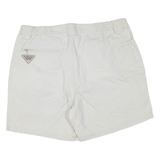 COLUMBIA Fishing Womens Cargo Shorts White L W36