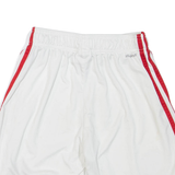 ADIDAS Manchester United FC Mens Sports Shorts White XS W22