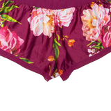 TED BAKER Womens Casual Shorts Purple Floral XL W38