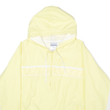 REEBOK Womens Pullover Jacket Yellow 90s Hooded UK 18