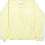 REEBOK Womens Pullover Jacket Yellow 90s Hooded UK 18