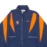 ASICS Phoenix Police Athletic Club Mens Windbreaker Jacket Blue USA XL