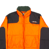 NAUTICA Elevation 8080 Competition Mens Puffer Jacket Orange Nylon Colourblock L
