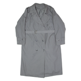 HOUSE OF FRASER Womens Trench Coat Grey 90s UK 8