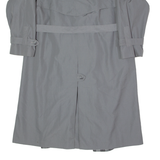 HOUSE OF FRASER Womens Trench Coat Grey 90s UK 8