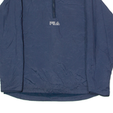 FILA Mens Pullover Jacket Blue S