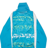 PUMA Mens Track Jacket Blue Crazy Pattern M