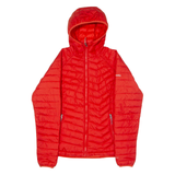 COLUMBIA Womens Puffer Jacket Orange Hooded M