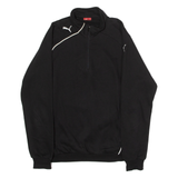 PUMA Mens Pullover Jacket Black M