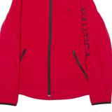 NAUTICA Womens Fleece Jacket Red M