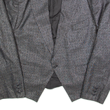 PADRUTT Mens Blazer Jacket Black Wool 90s M