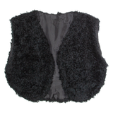 Teddy Fleece Womens Gilet Black L