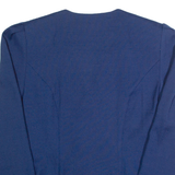 NANCY G Womens Blazer Jacket Blue 90s S