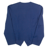 NANCY G Womens Blazer Jacket Blue 90s S