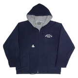 YOUNG CLOTHING Greece Mens Coach Jacket Blue Hooded L