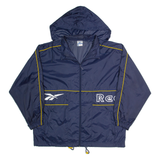 REEBOK Mens Coach Jacket Blue L