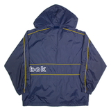 REEBOK Mens Coach Jacket Blue L
