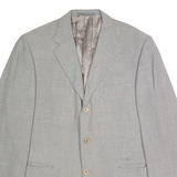 VERSACE Mens Blazer Jacket Grey Wool 90s L
