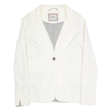 PEPE JEANS Womens Blazer Jacket Cream L