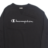 CHAMPION Mens Sweatshirt Black L