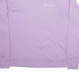 CHAMPION Womens Sweatshirt Purple L