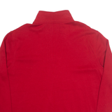 NAUTICA Mens Sweatshirt Red 1/4 Zip XL