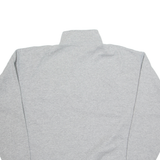 CHAMPION Lycoming Wrestling Mens Sweatshirt Grey 1/4 Zip USA L