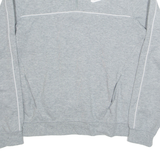 NIKE Womens Sweatshirt Grey 1/4 Zip XS